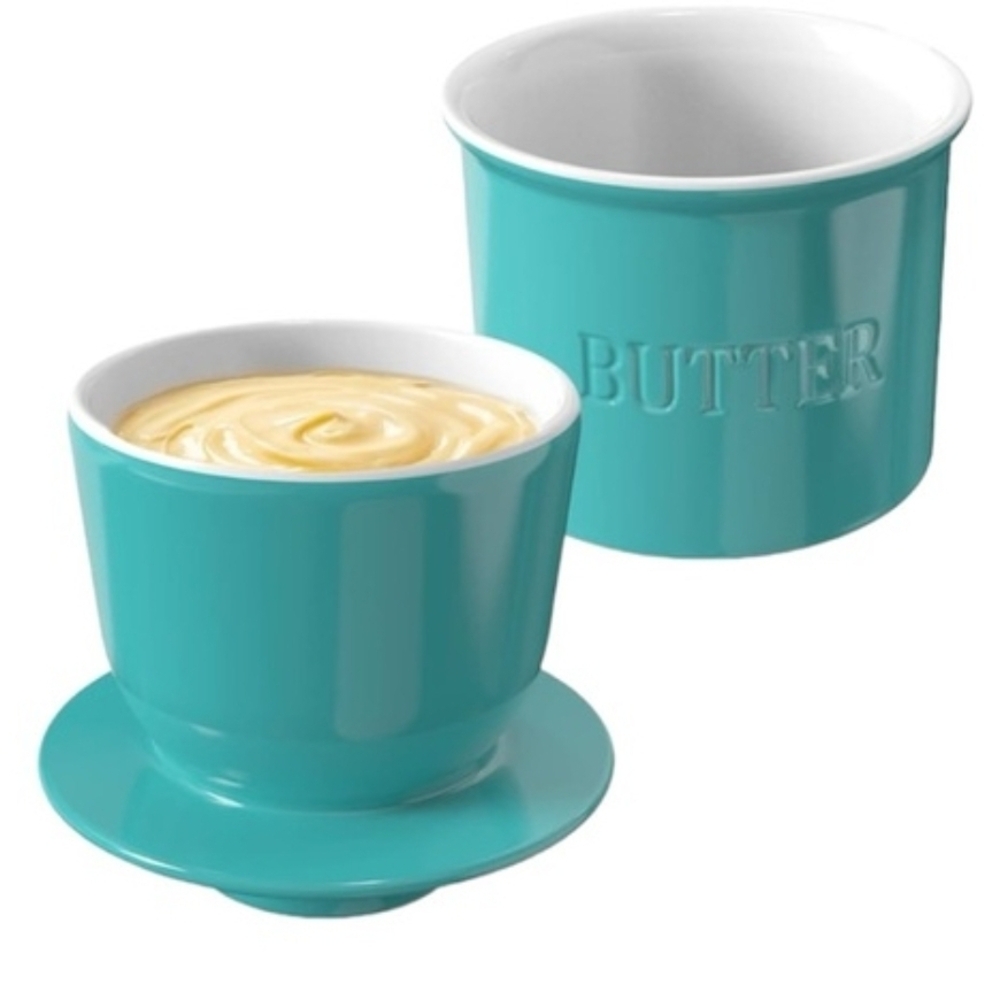 Turquoise Butter Keeper
